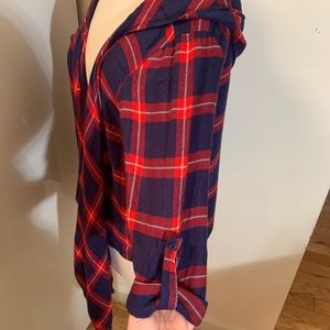 Hooded Open Front Asymmetrical Sweater